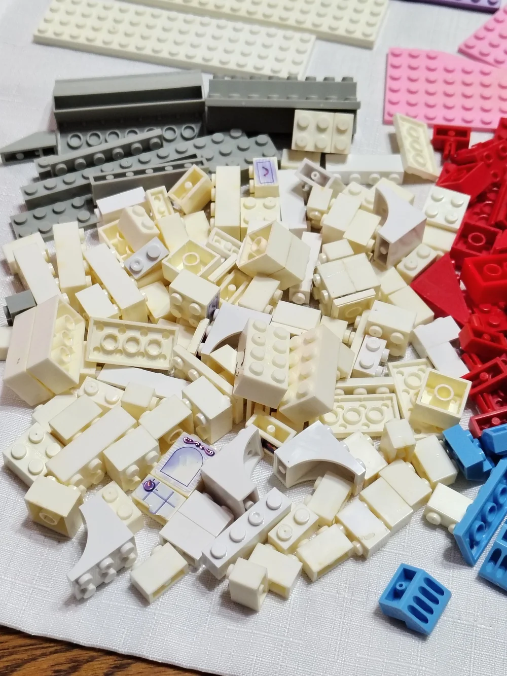 Mega Bloks Multi-Color Plates Blocks Parts Pieces & Sealed Mystery Bag 2- 1/2 Lb